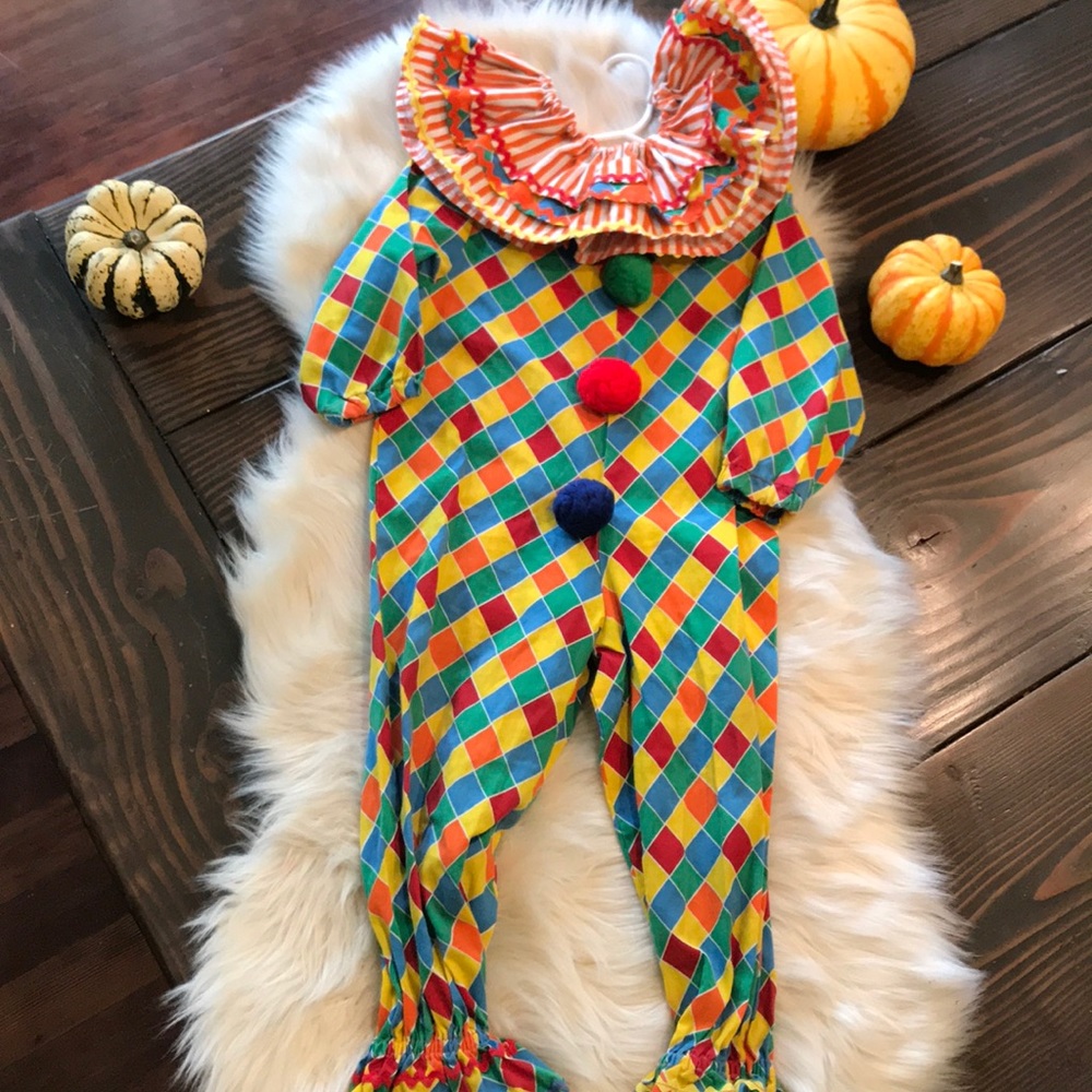 VINTAGE CLOWN COSTUME